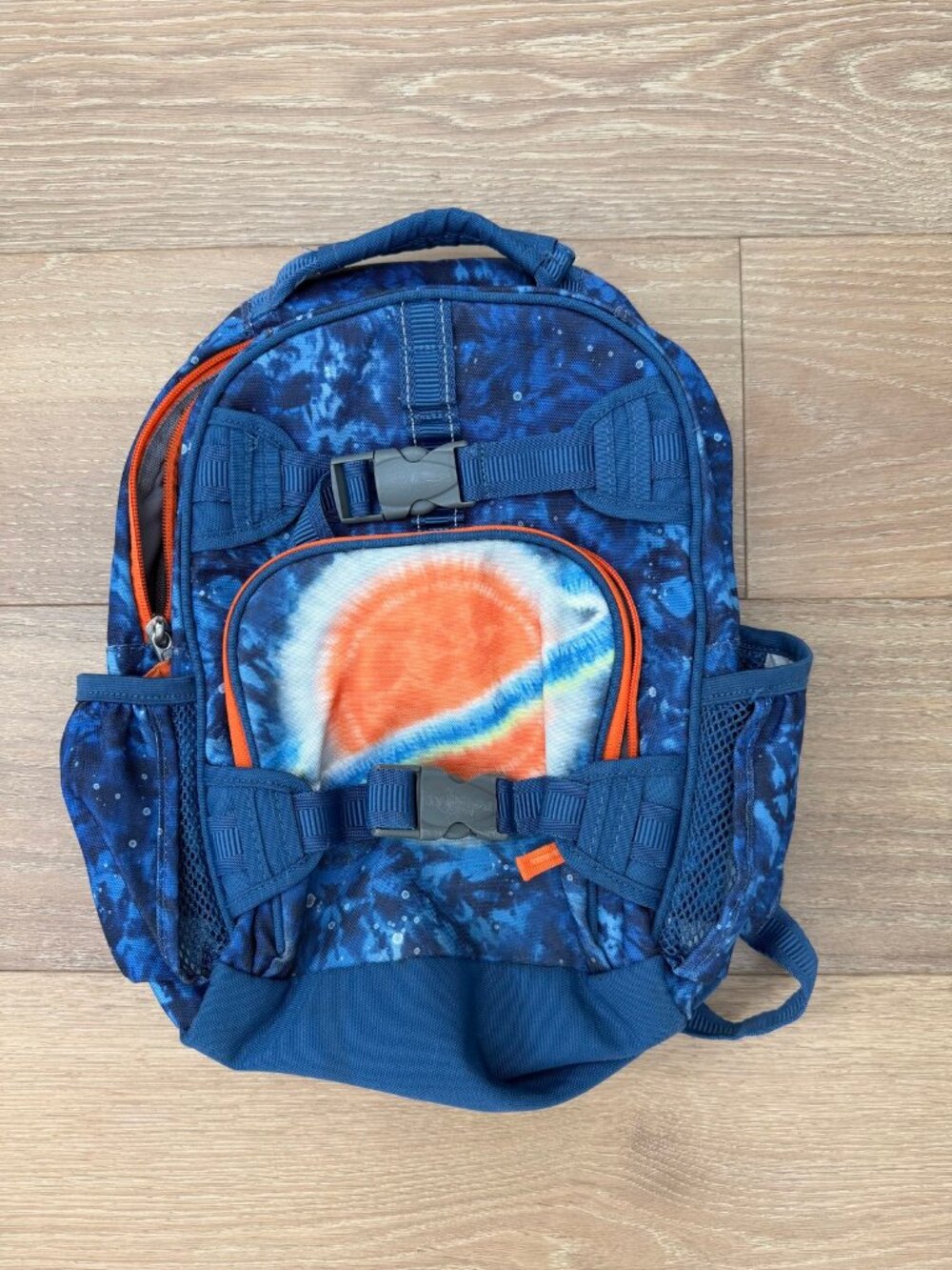Pottery Barn Kids Mackenzie Small Backpack Blue Space Planets